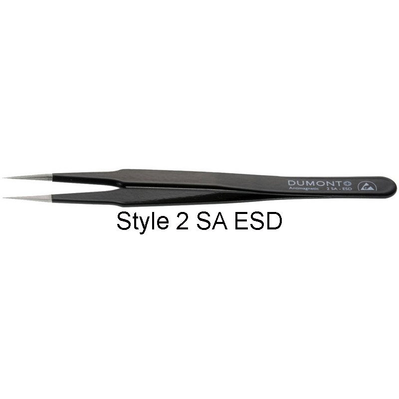 Dumont epoxy coated tweezers style 2 SA ESD (EMS)