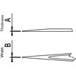 Dumont tweezers style SS135 (EMS)