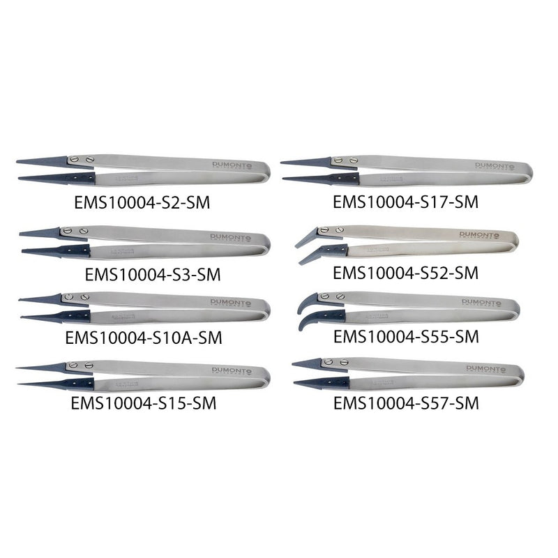 Dumont tweezers style WA1, replaceable STD tips (EMS)
