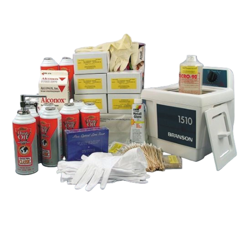 Electron microscopy cleaning kit