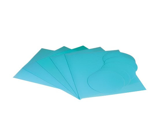 True blue grinding film