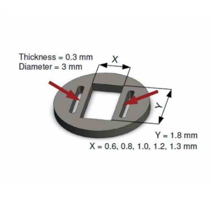 Titanium disc embedding rings