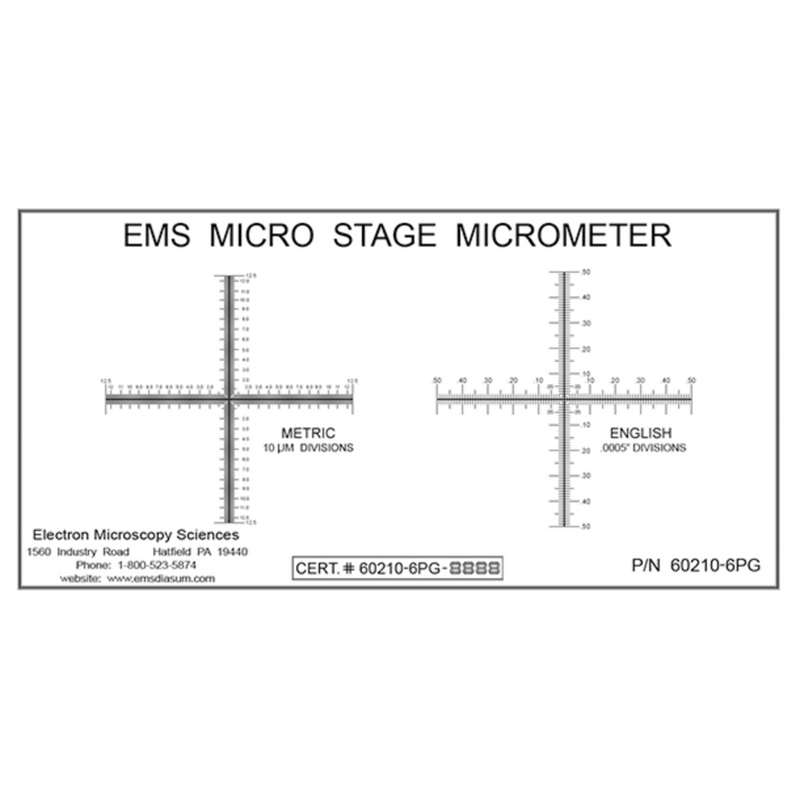 EMS stage micrometers, SM-6