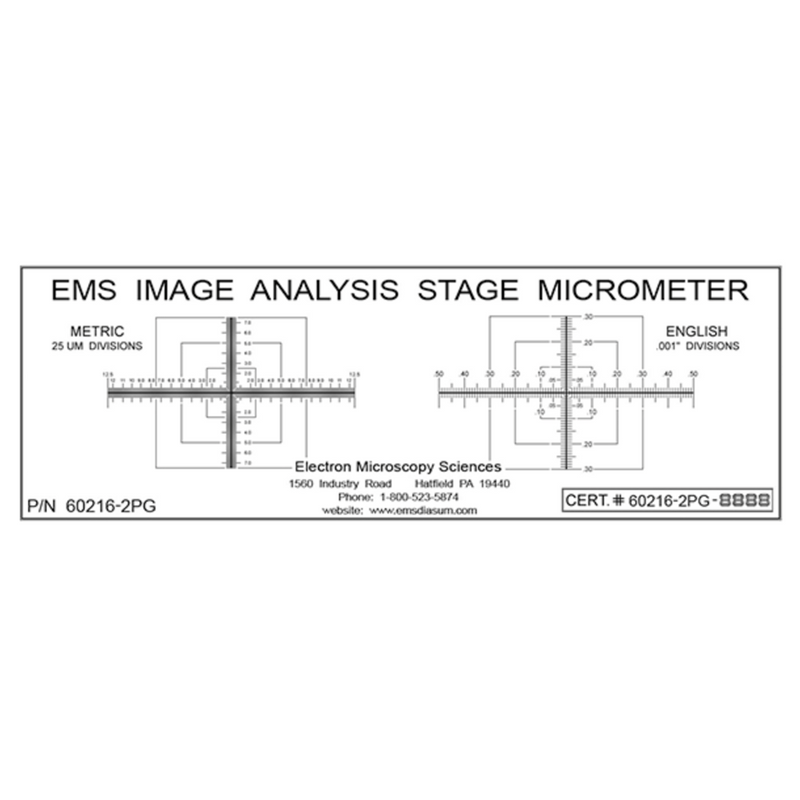 EMS stage micrometers, IAM-2