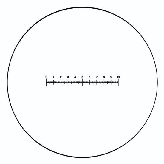 EMS eyepiece reticles, scale divisions