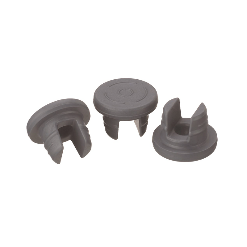 Lyophilisation stoppers, 2 prong