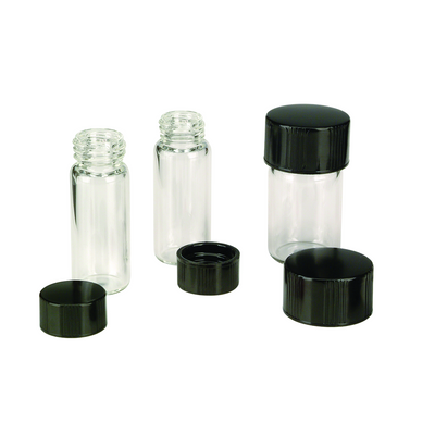 Solid and open screw caps for Vacule vials