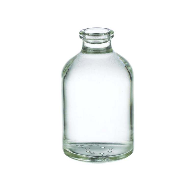 Wheaton glass serum bottles, clear