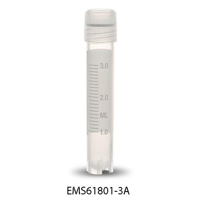 CryoVials T310, silicone seal and external thread