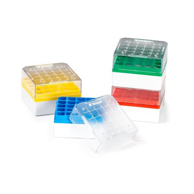 CRYOSTORE tube storage boxes, 25-place, PC