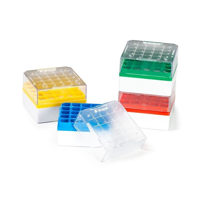 CRYOSTORE tube storage boxes, 25-place, PC