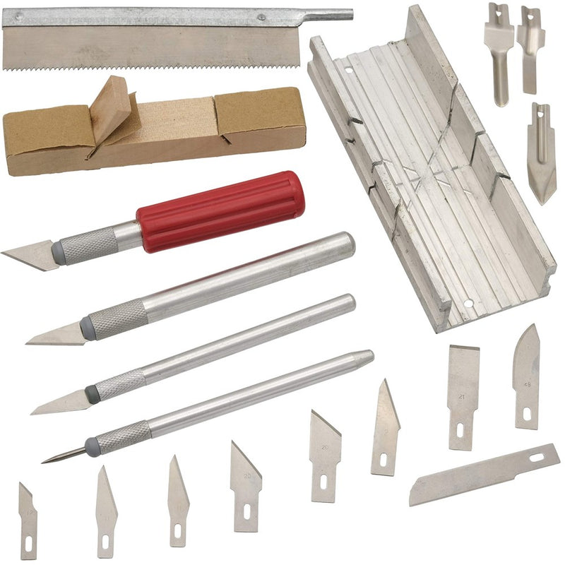 Deluxe knife and tool set