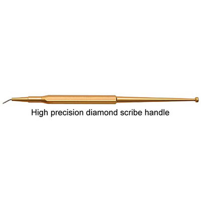 Diamond scribe, high precision standard point