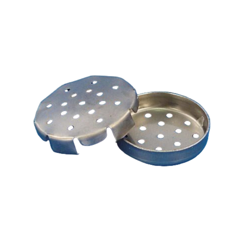Stainless steel steriliser capsules
