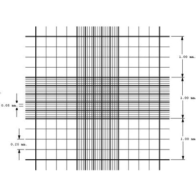 Hausser double Neubauer ruled metallised counting chamber set