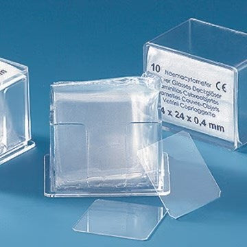 Leica bright-line counting chamber coverglass