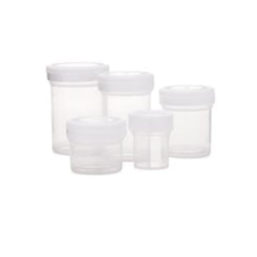 Specimen containers with lid, PP