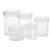 Specimen containers with lid, PP