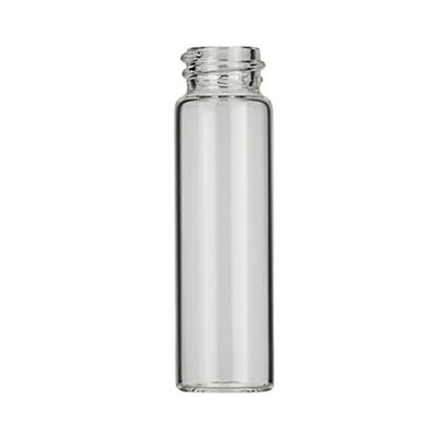 Glass vials in storage box