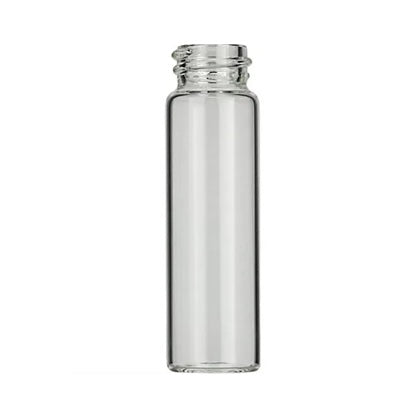 Glass vials in storage box