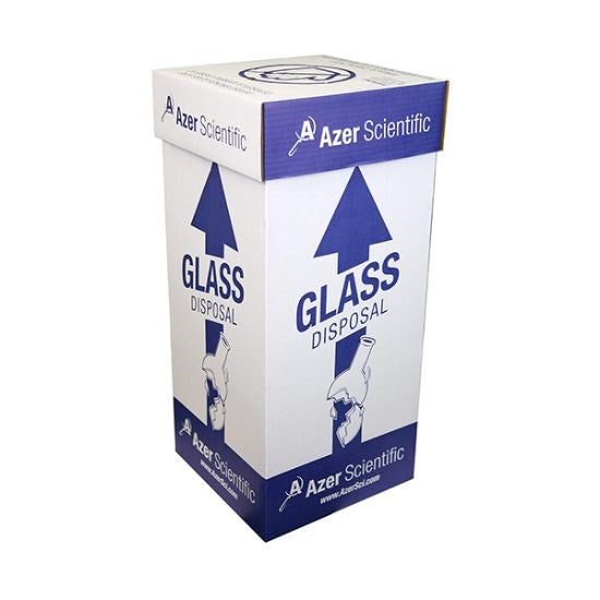 Safe disposal boxes for glass