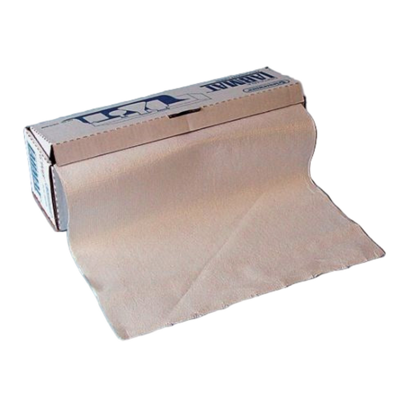 Absorbent benchtop mat rolls, PE backed