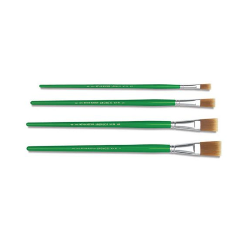 Golden nylon brushes