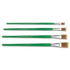 Golden nylon brushes