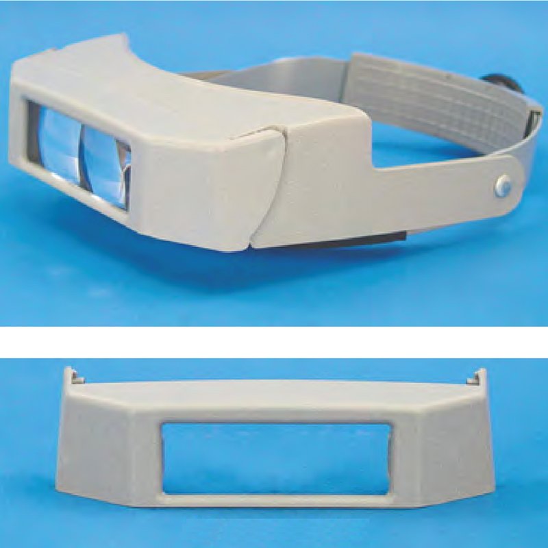 Headband magnifiers and replacement lenses