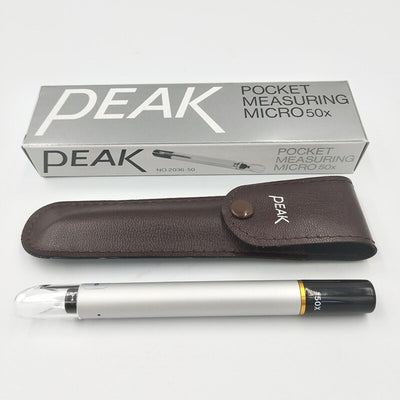 Peak pocket measuring microscopes
