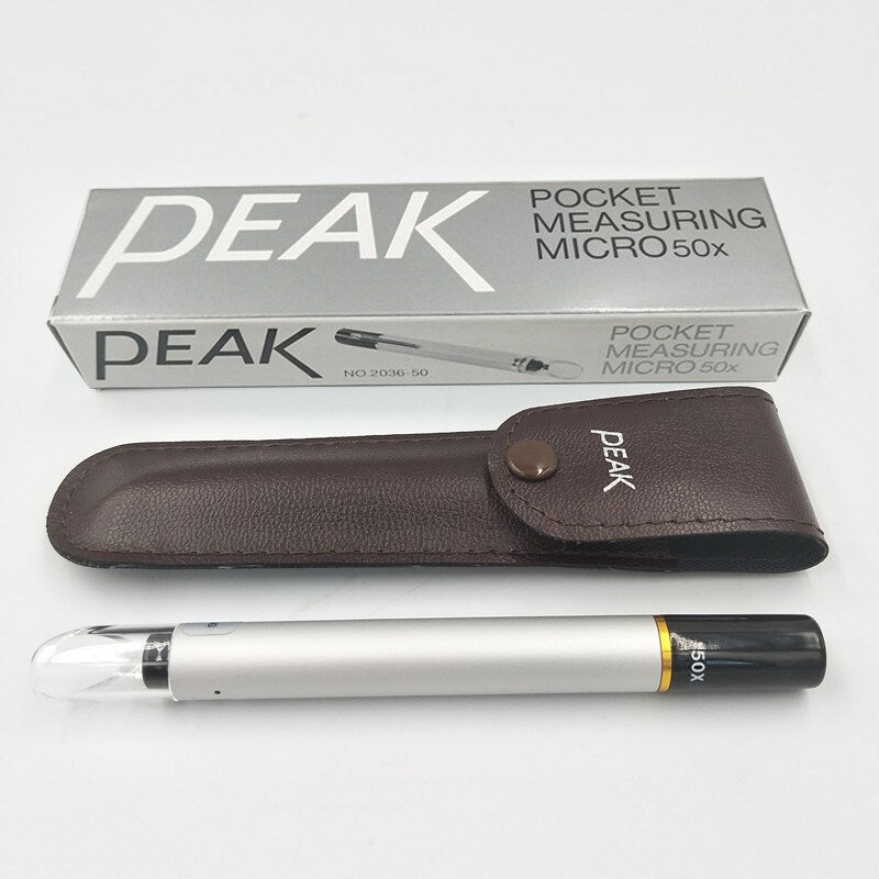 Peak pocket measuring microscopes