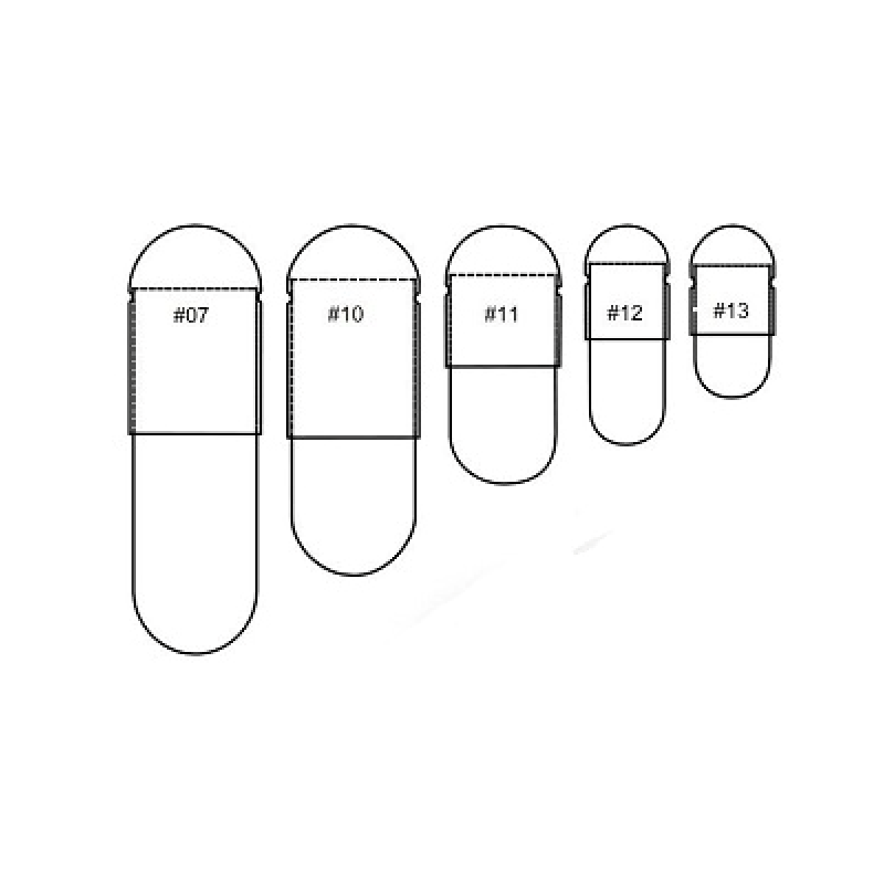 Large gelatine embedding capsules