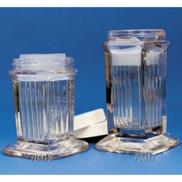 Coplin staining jar, 5-slide, screw cap
