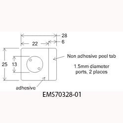 HybriWell slide adhesive sealing chambers