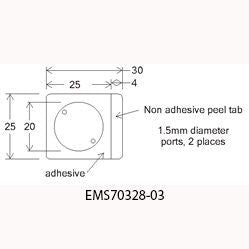 HybriWell slide adhesive sealing chambers