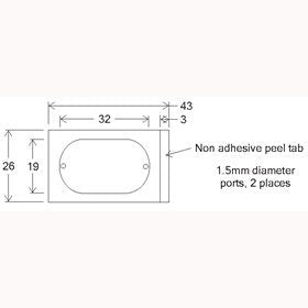 HybriWell slide adhesive sealing chambers