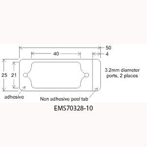 HybriWell slide adhesive sealing chambers