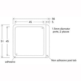 HybriWell slide adhesive sealing chambers