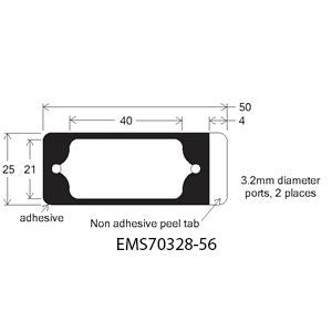 HybriWell slide adhesive fluorescent chambers