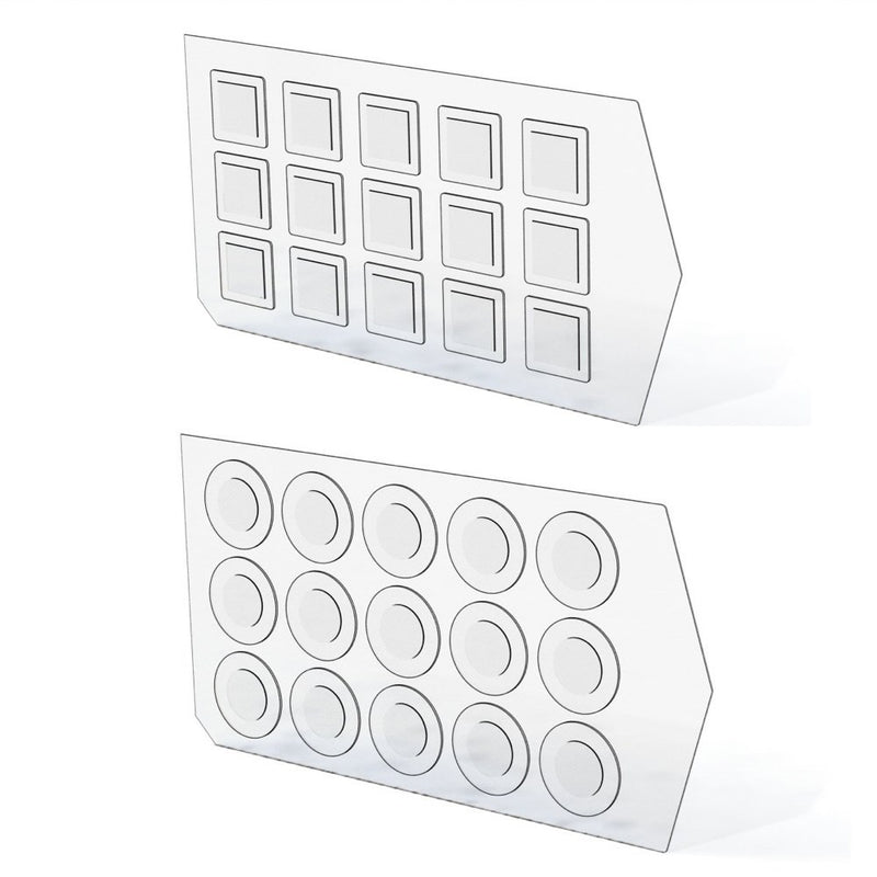 SecureSlip silicone supported coverglass