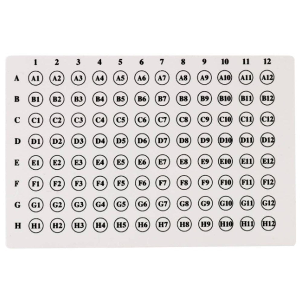 Well orienter film stickers, 96-well plates – ProSciTech