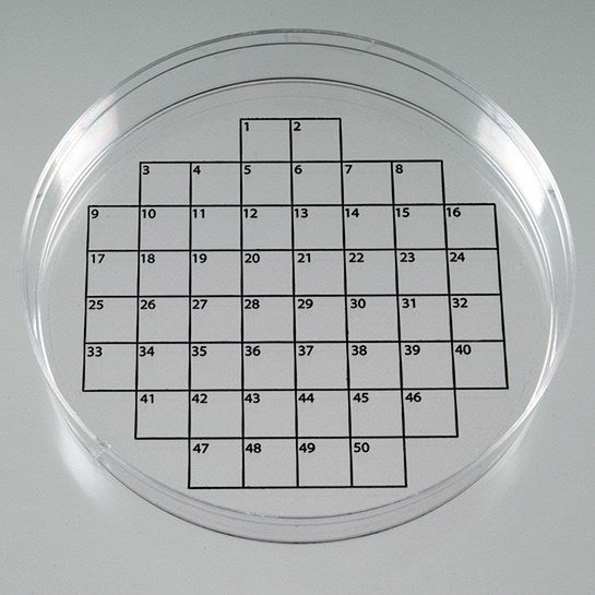 PetriStickers petri dish quadrant stickers