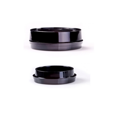 WillCo-dish glass bottom dishes, black-walled PS