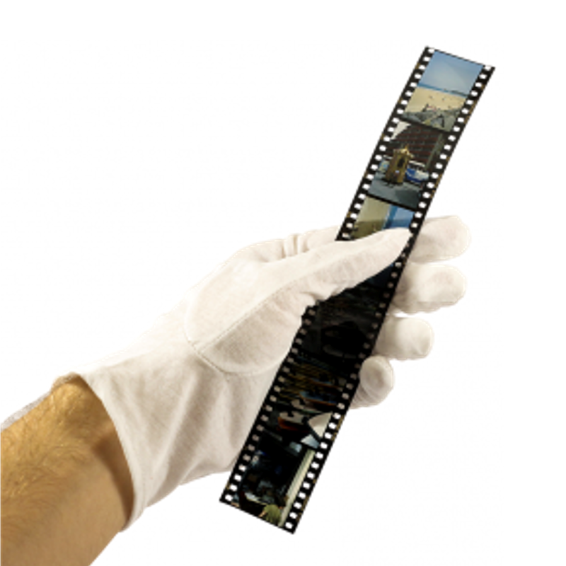 Cotton laboratory gloves