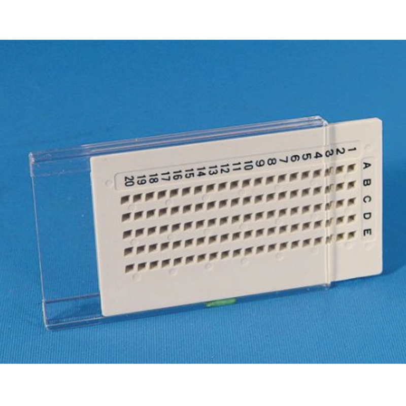 Grid storage box, 100 grid capacity