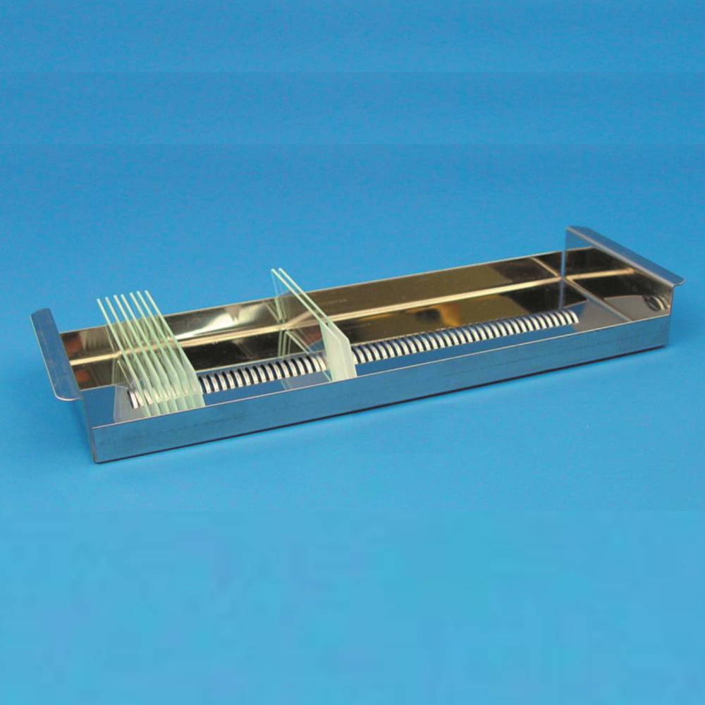 Slide Rack Shopee Stainless steel horizontal slide rack, 60 slides - ProSciTech