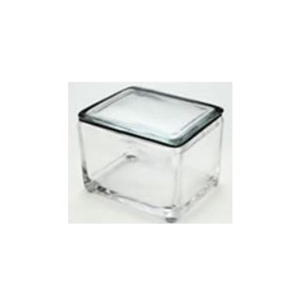 Glass slide staining dish set, 20 slides
