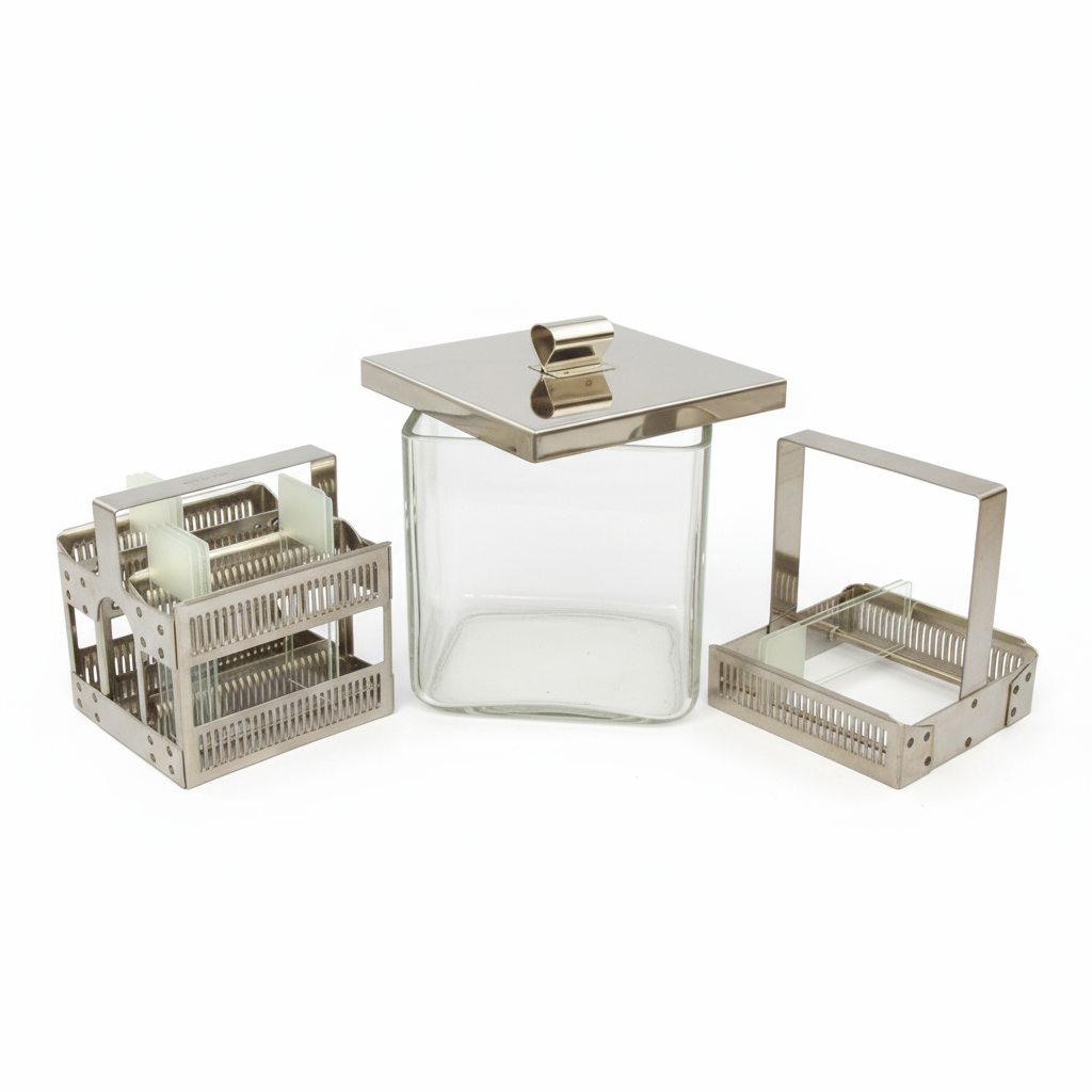 Slide staining racks with handle – ProSciTech