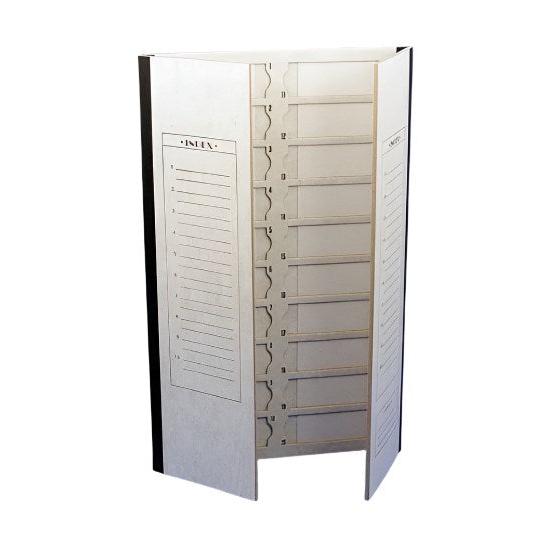Pop-up slide cardboard folders