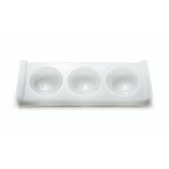 Spot plate, 3 wells, LDPE